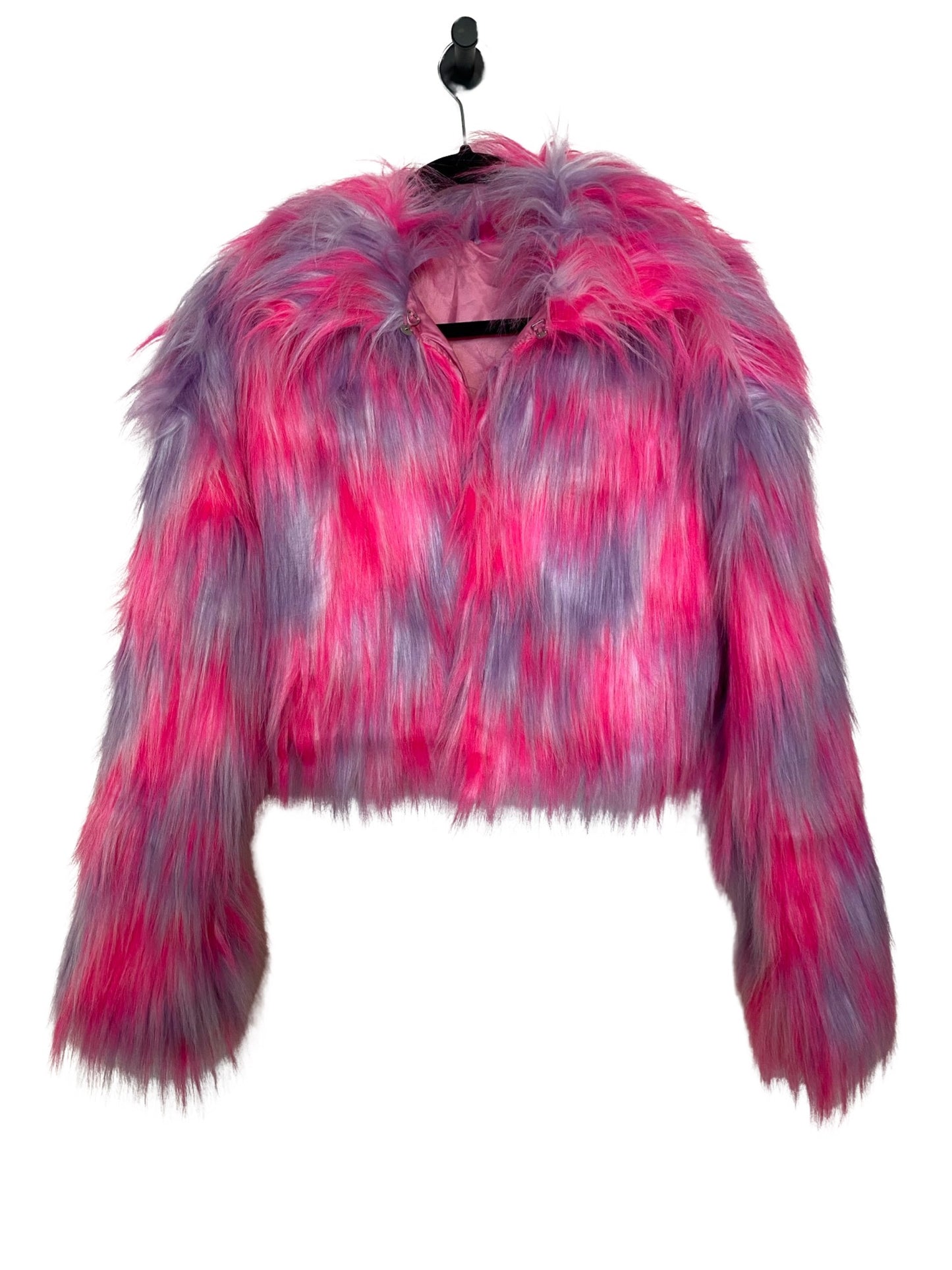 Cotton Candy Hot Pink Smiley LED Jacket