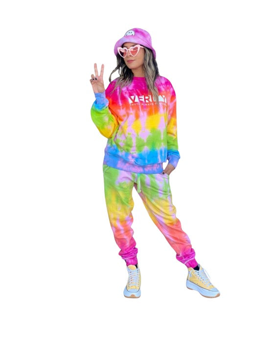 Verity Rainbow Bright Sweatsuit