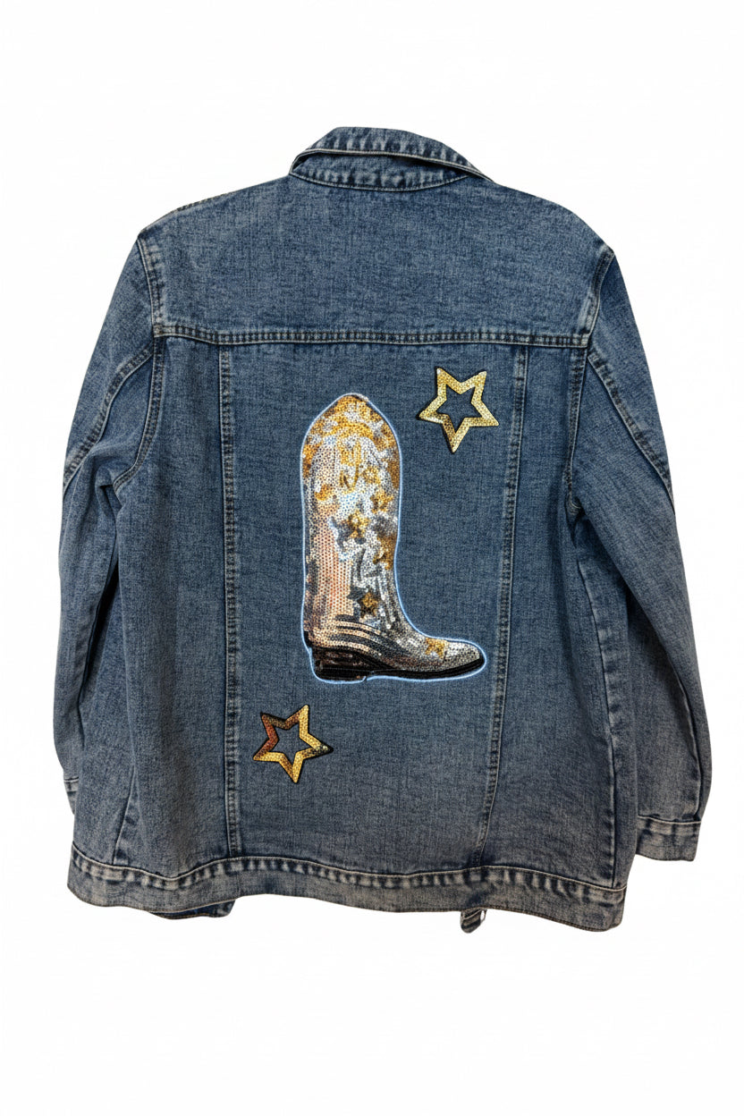 Boot-Scootin Denim LED Jacket