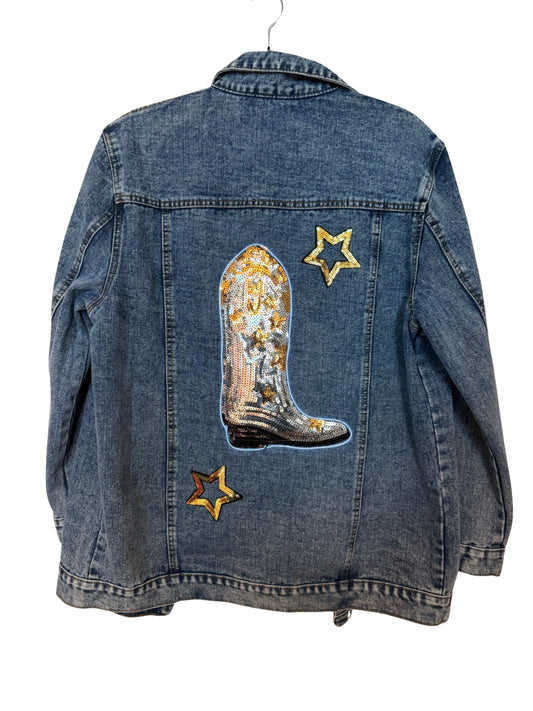 Boot-Scootin Denim LED Jacket