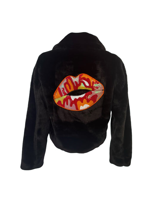 Camouflage Kiss LED Jacket