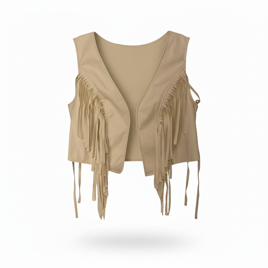 Drippy Eye Fringe Vest