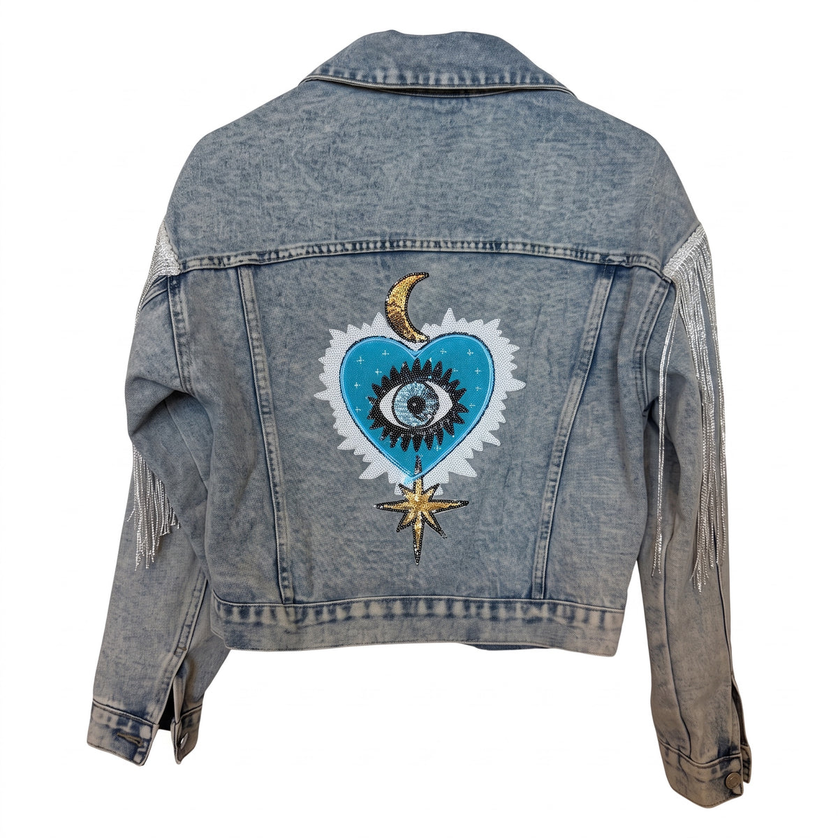 Starry-Eyed Moon Fringe LED Jacket