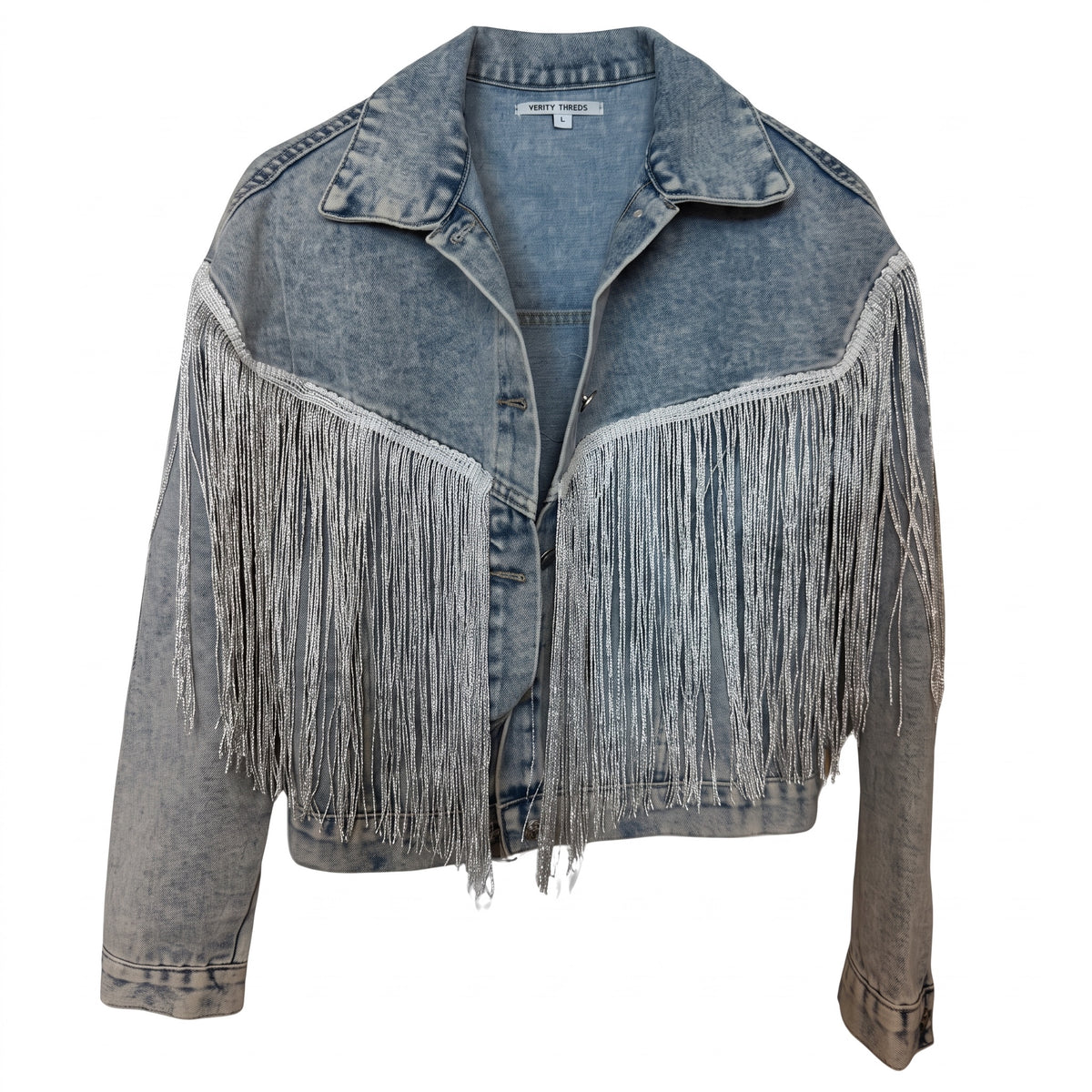 Starry-Eyed Moon Fringe LED Jacket