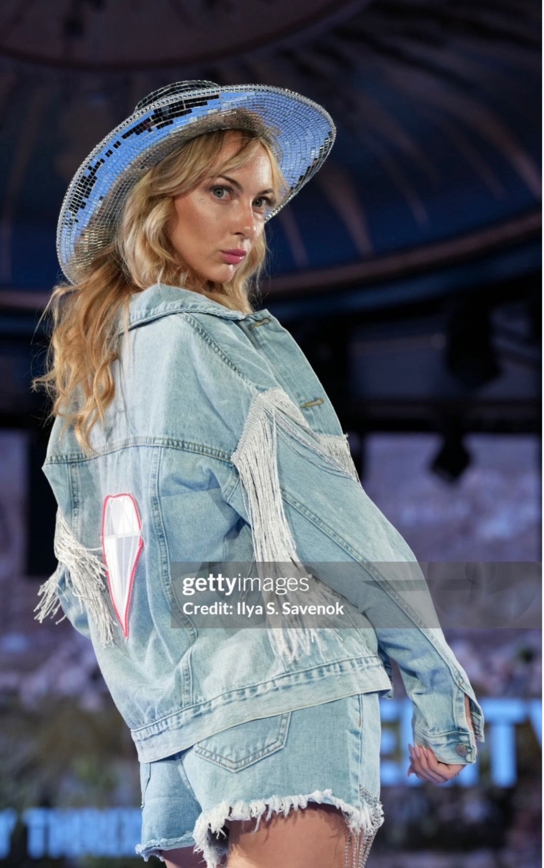 Diamond Dreams Denim LED Jacket