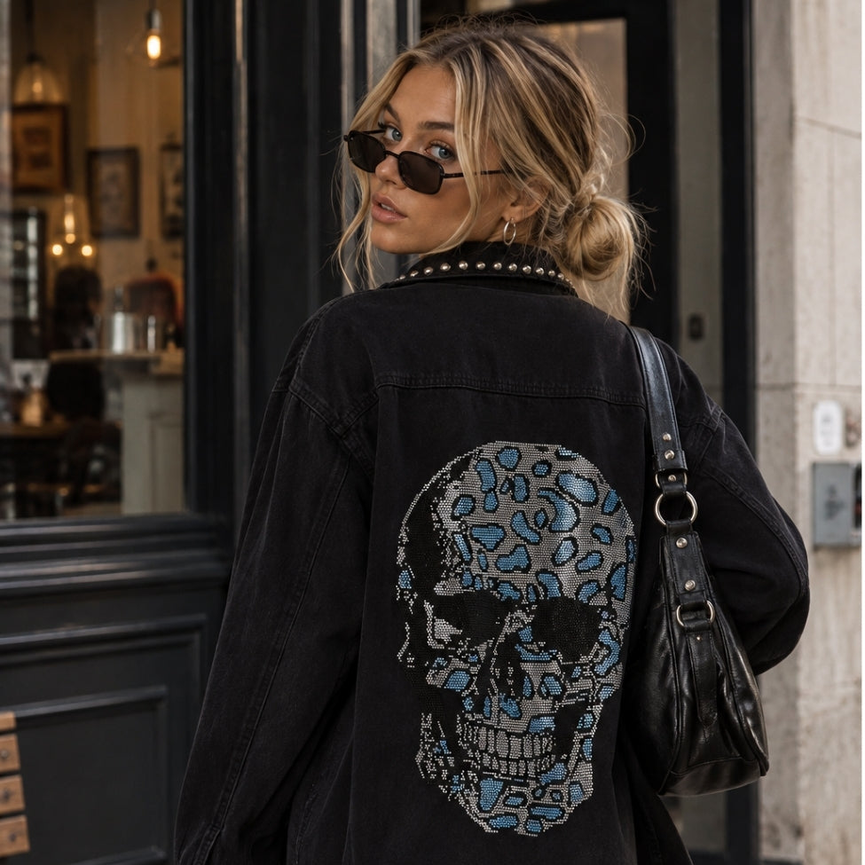 Stud & Skull Denim Jacket