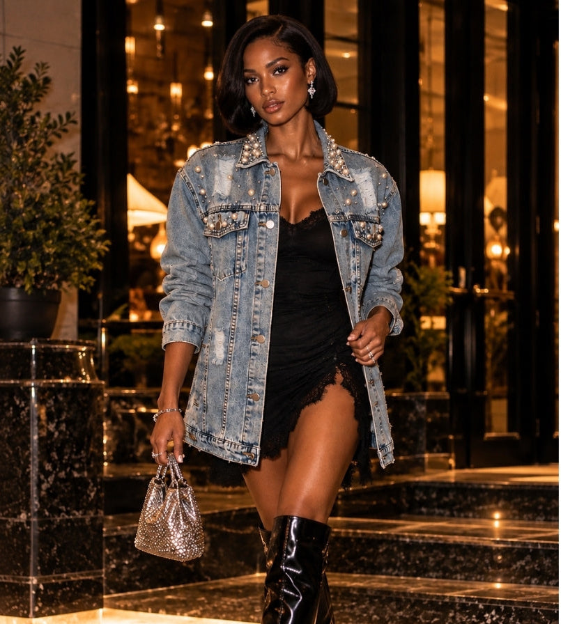 Swingin’ Boots Denim Jacket