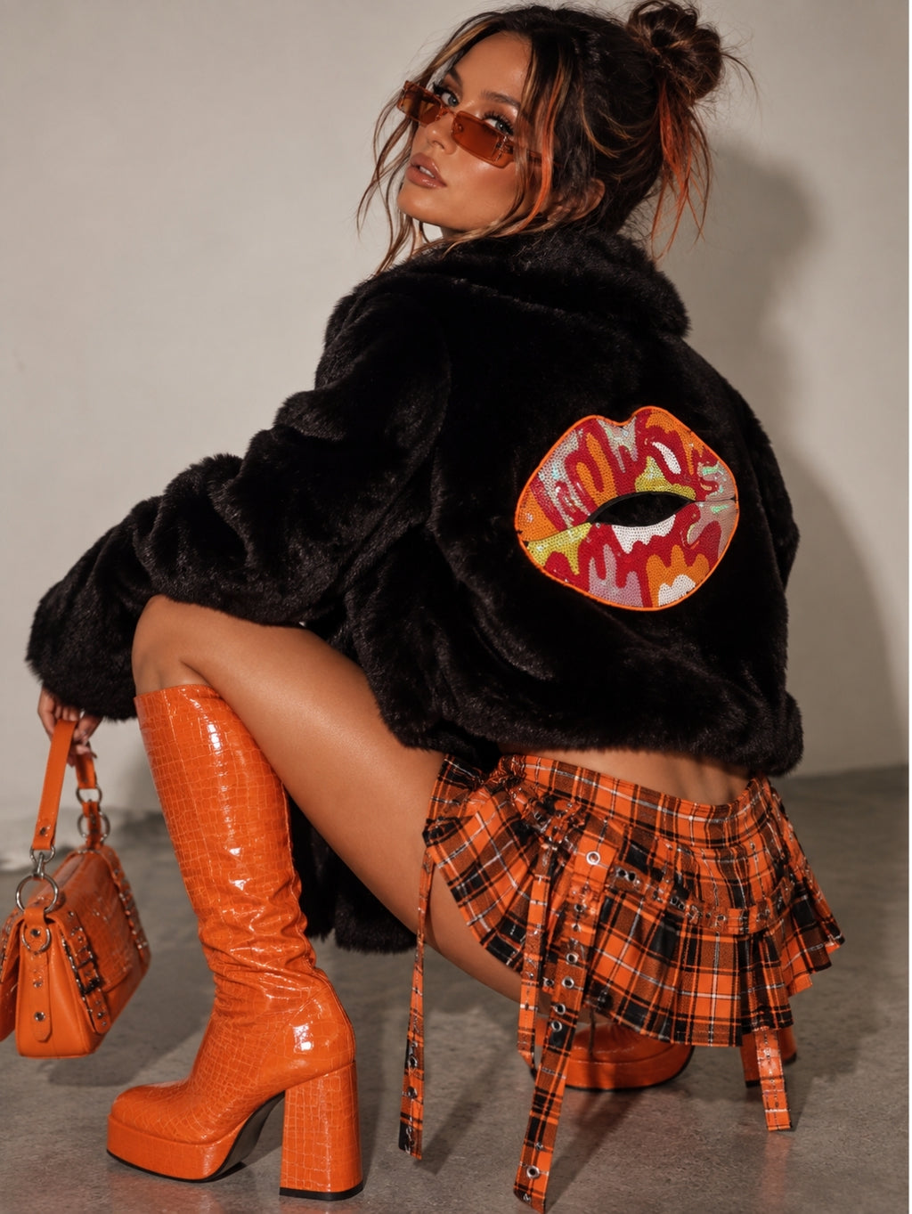 Camouflage Kiss LED Jacket