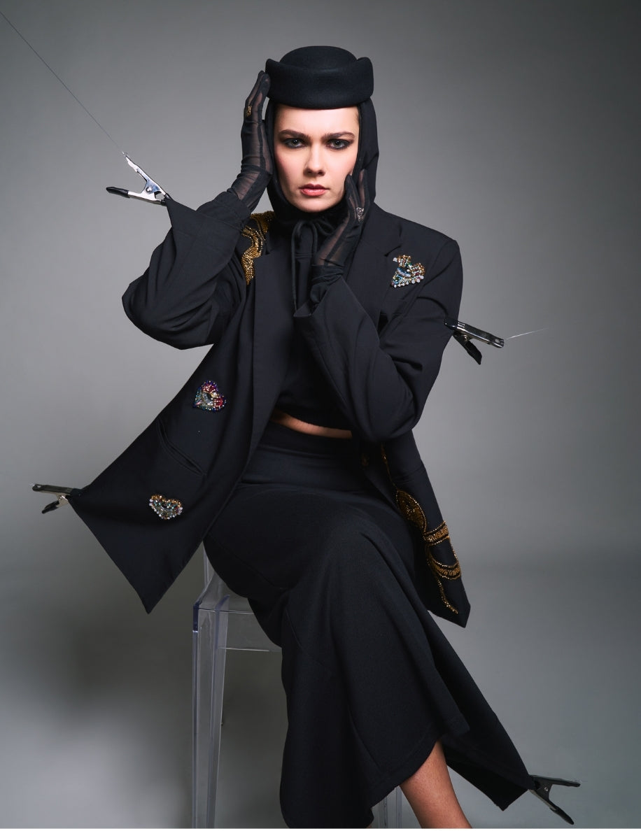 Midnight Coil Suit Jacket