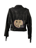 Up To No Good Fringe Leather LED Jacket