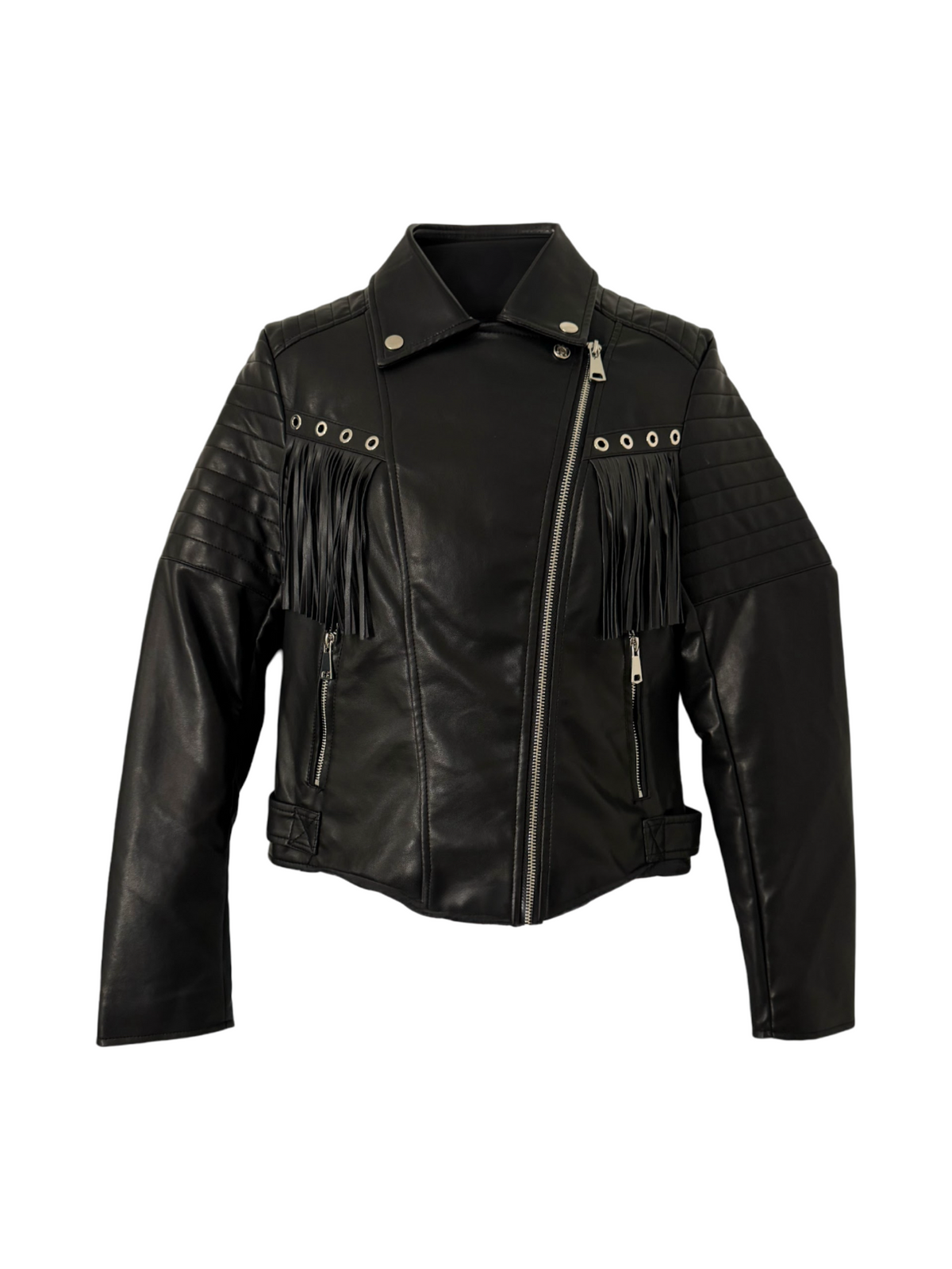 Fierce Majesty Faux Leather Jacket