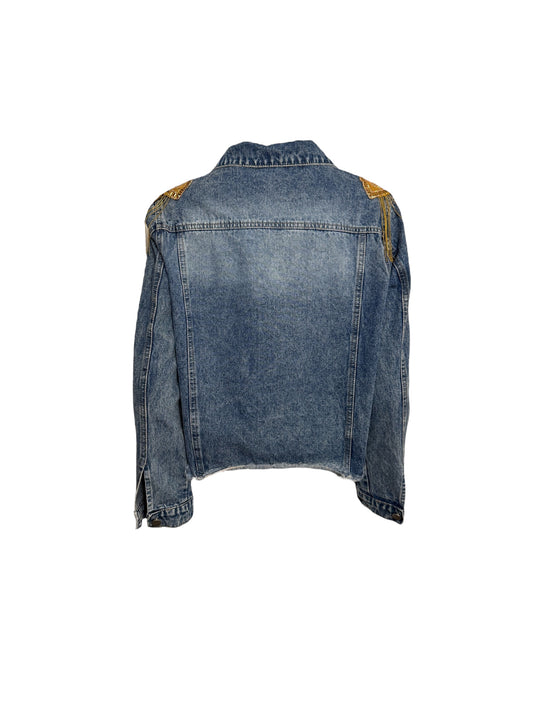 Golden Gaze Denim Jacket