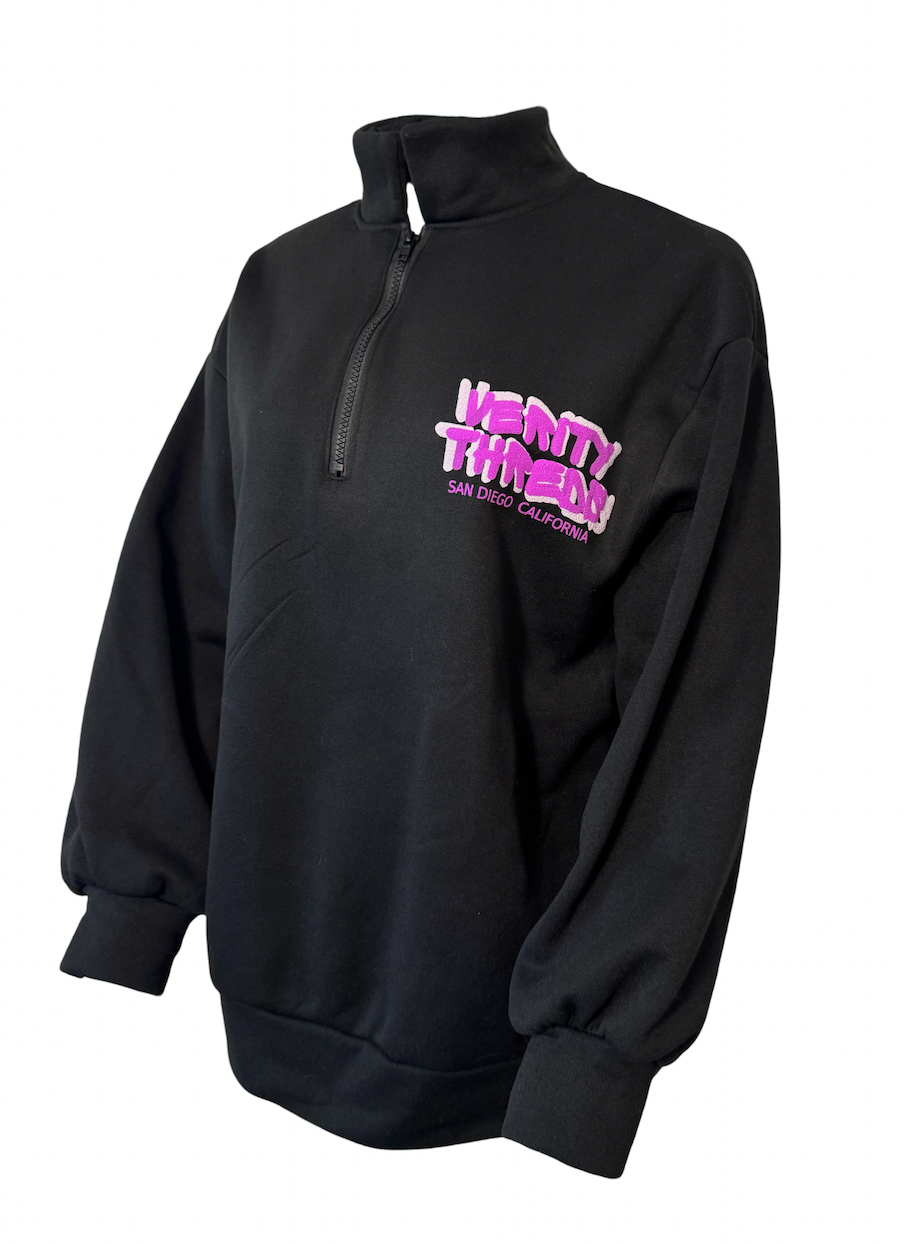 Shadow Bloom Half Zip