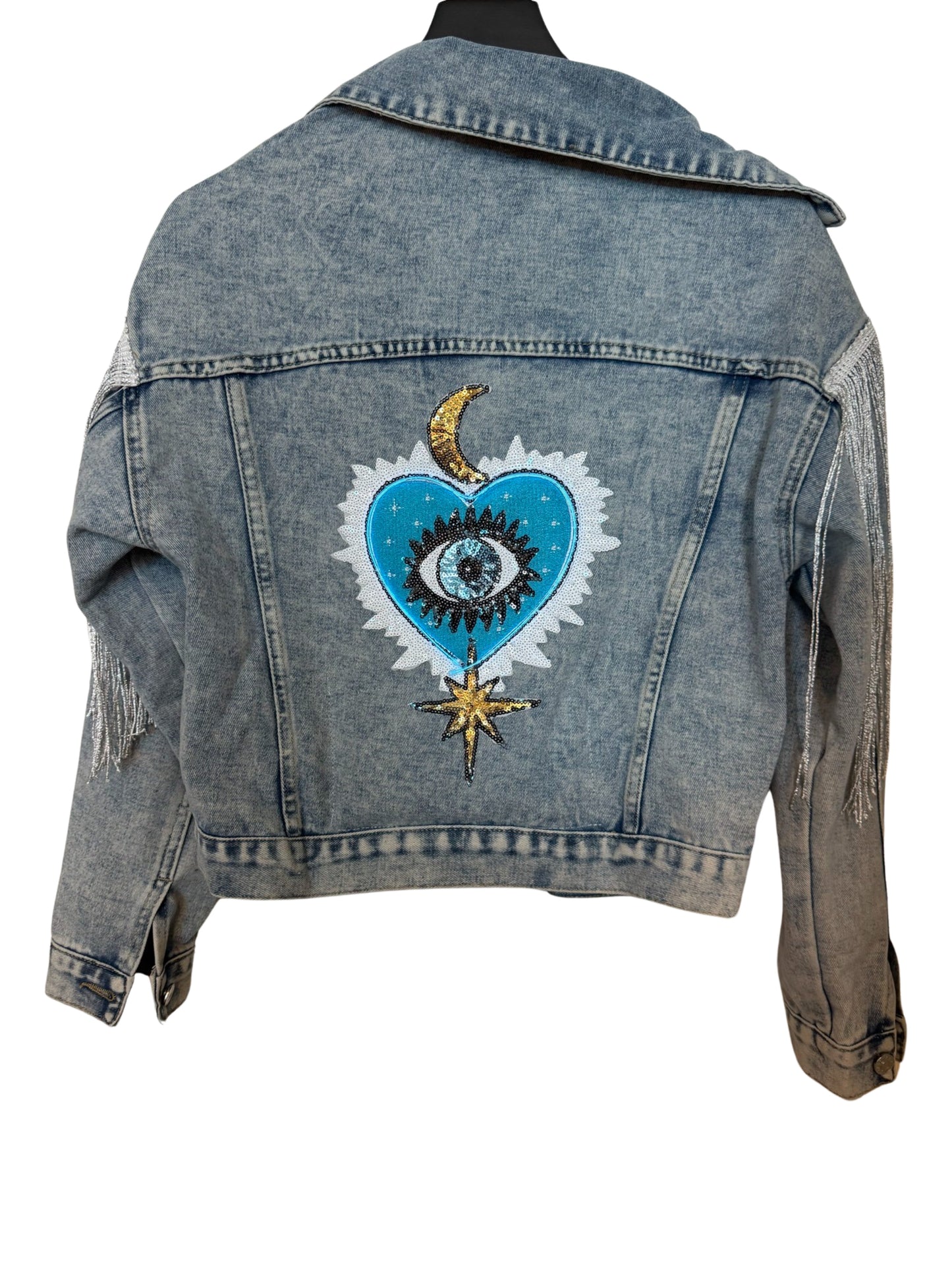 Starry-Eyed Moon Fringe LED Jacket