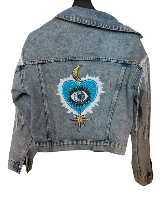 Starry-Eyed Moon Fringe LED Jacket