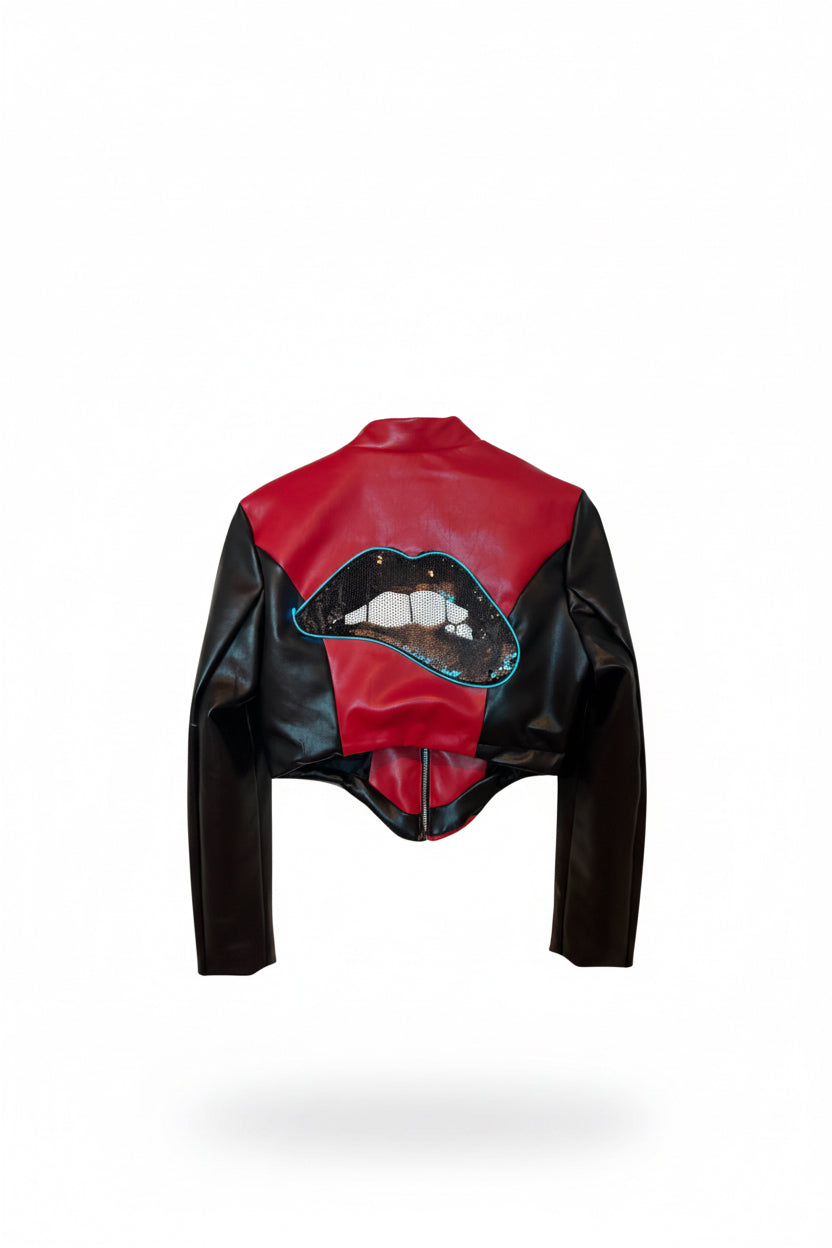 Sultry Kiss LED Biker Jacket