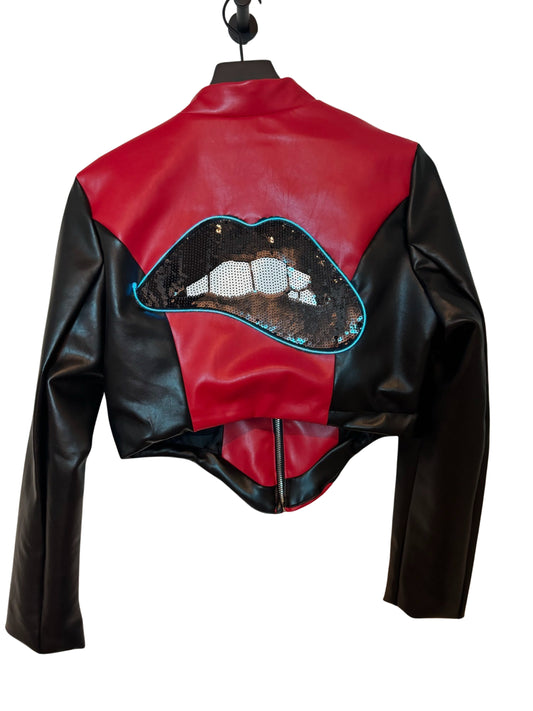 Sultry Kiss LED Biker Jacket