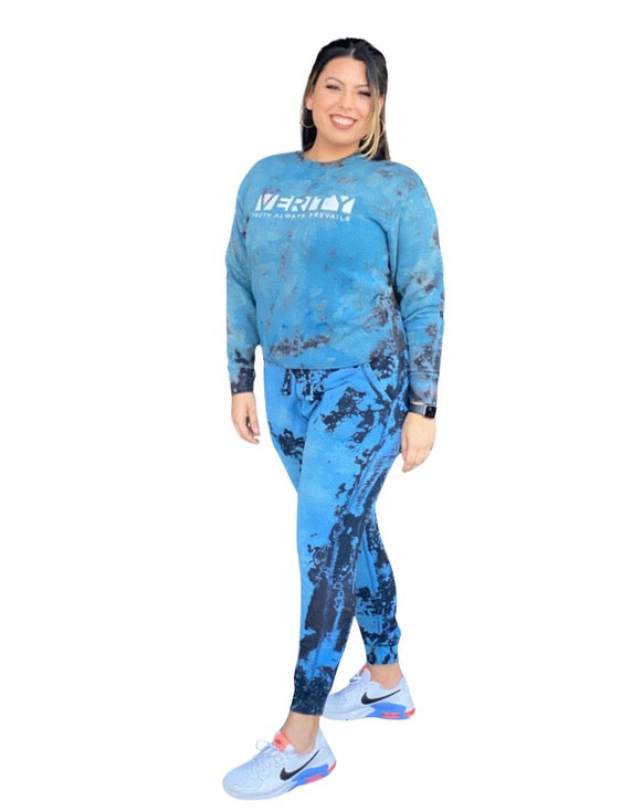 Verity Blues Sweatsuit